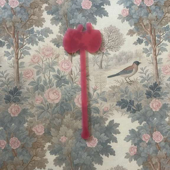 Dreidel Coral Acrylic Skewer 6 Pack