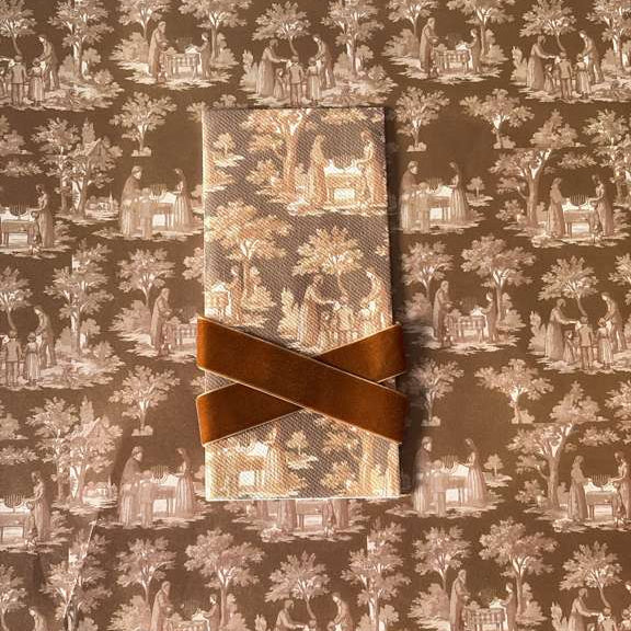 Toile Napkins 6 Pack